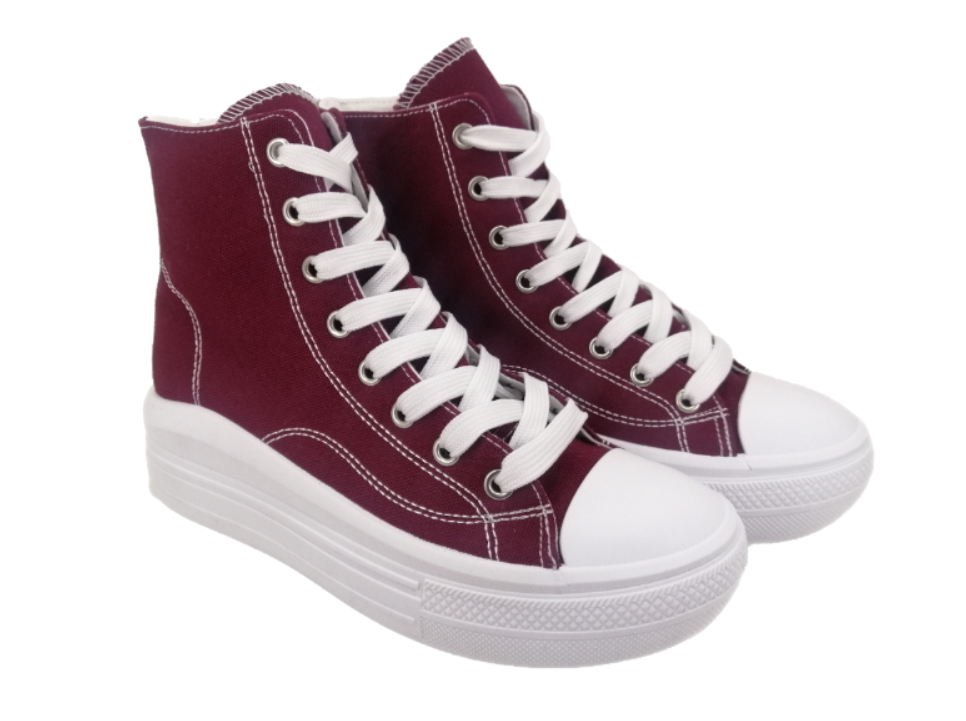 Zapatilla de Mujer 8751   Burdeo