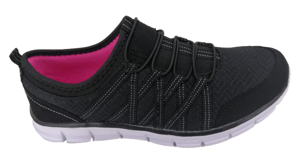 [   391 Negro Fucsia] Zapatilla de Mujer 391 Negro Fucsia (35)