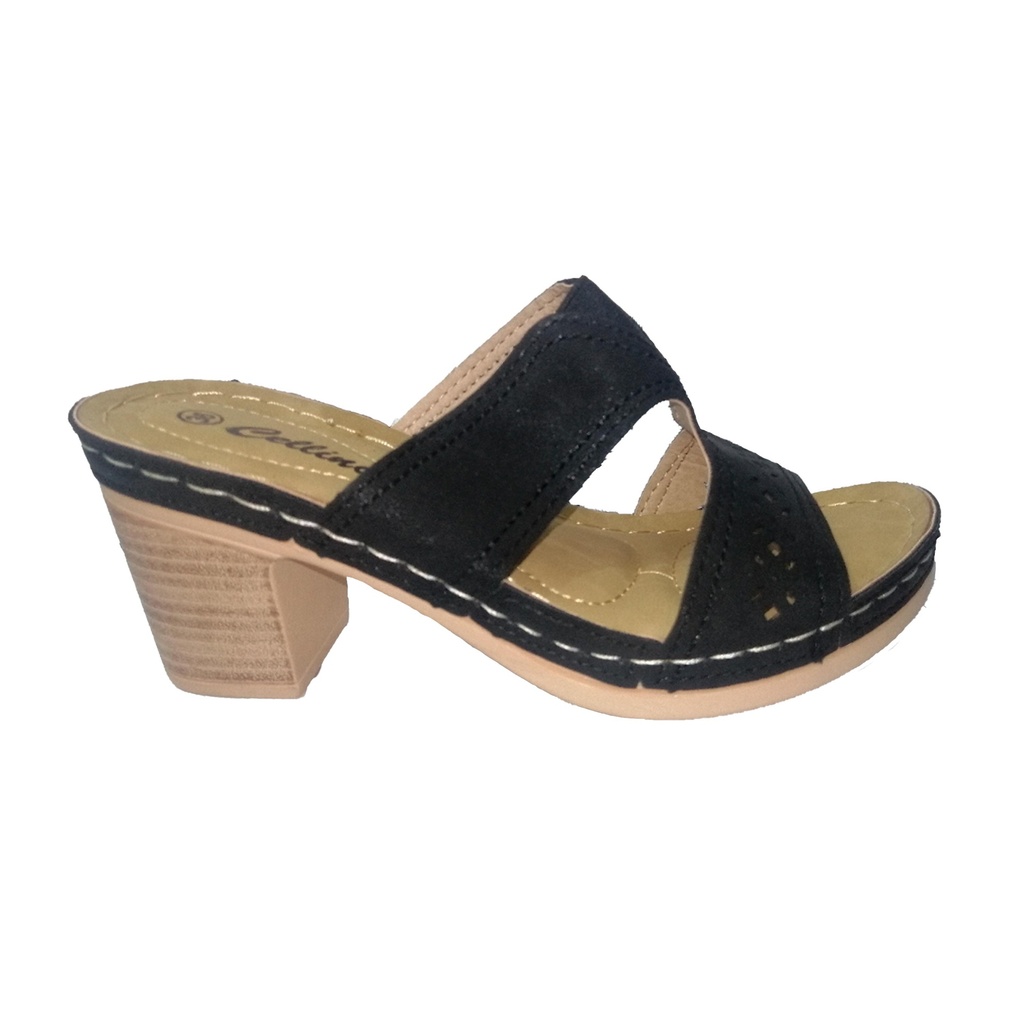 [L14303 Negro] Sandalia de Mujer L14303 Negro (35)