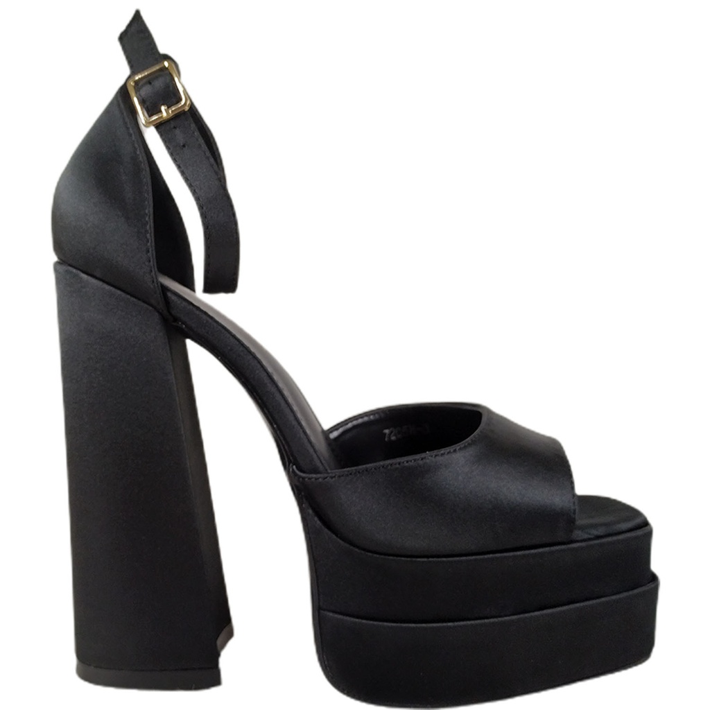 [7025H-3  Negro] Sandalia de Mujer 7025H-3  Negro (37)