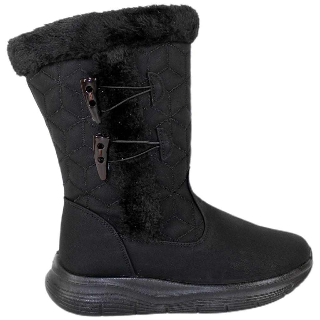 [  QM2309 Black] Bota Mujer QM2309 Black (35)