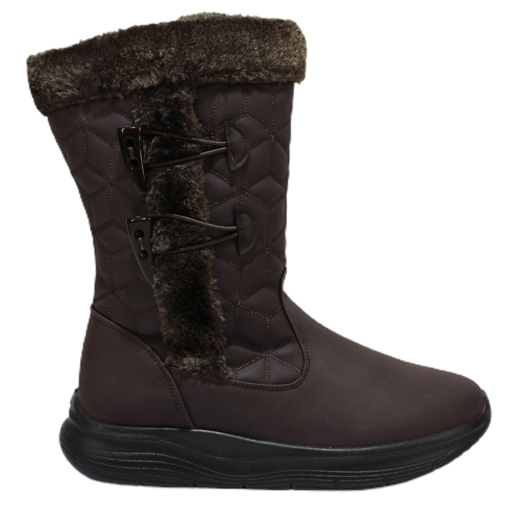 [  QM2309 Brown] Bota Mujer QM2309 Brown (35)