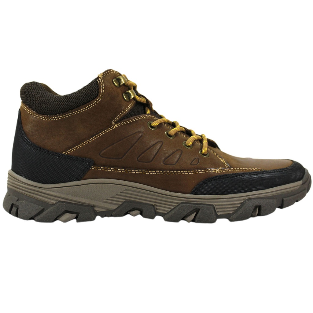 Botin de Cuero Hombre L801 Brown