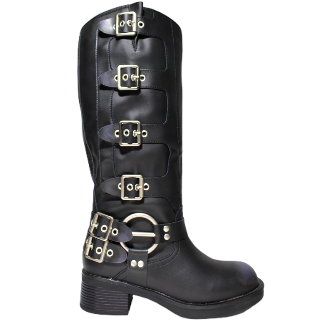 [2383-1 Black] Bota Mujer 2383-1 Black (35)