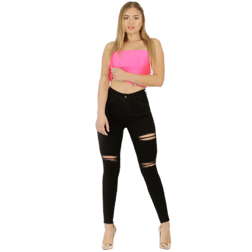 Jeans Mujer J390 Negro