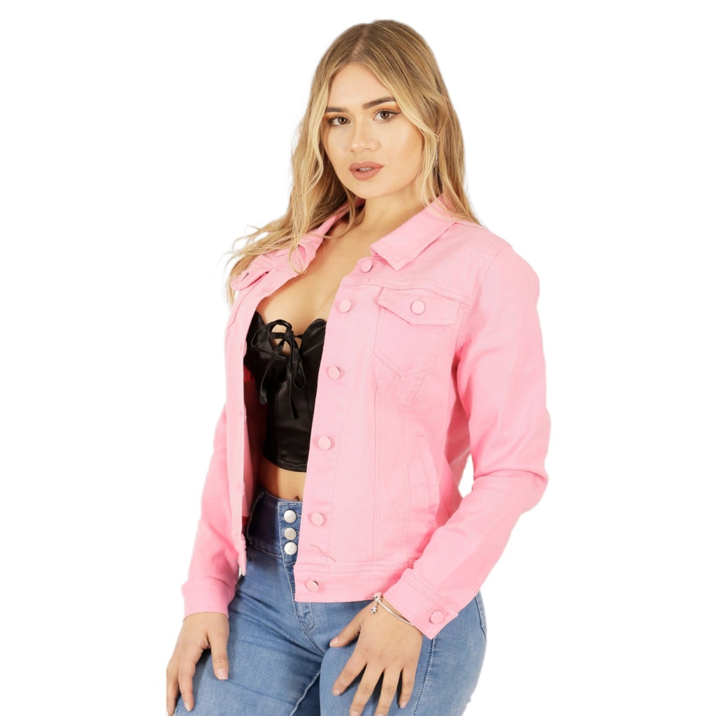 [ J085] Chaqueta Rosado J085 (S)