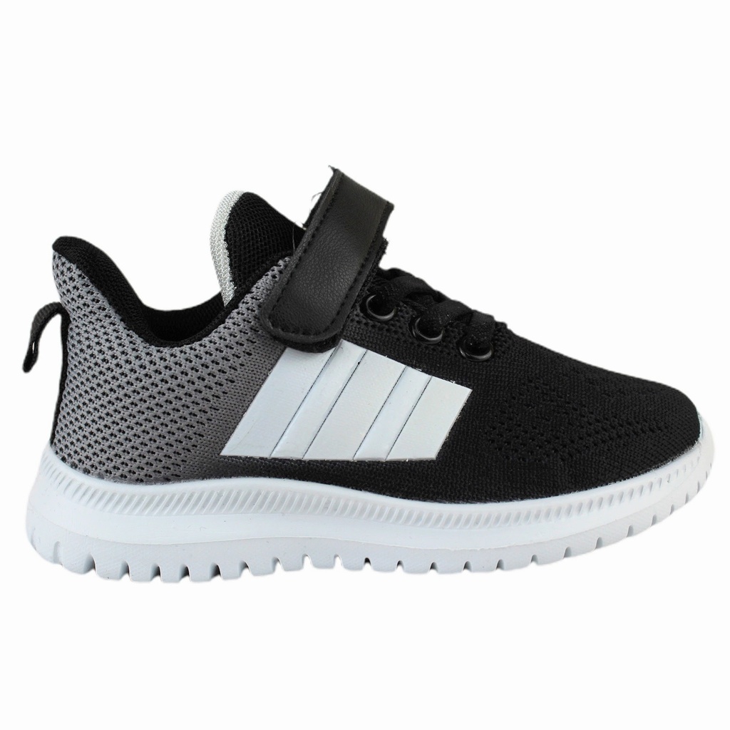 [ K016BlackGrey] Zapatilla Niño K016BlackGrey (25)