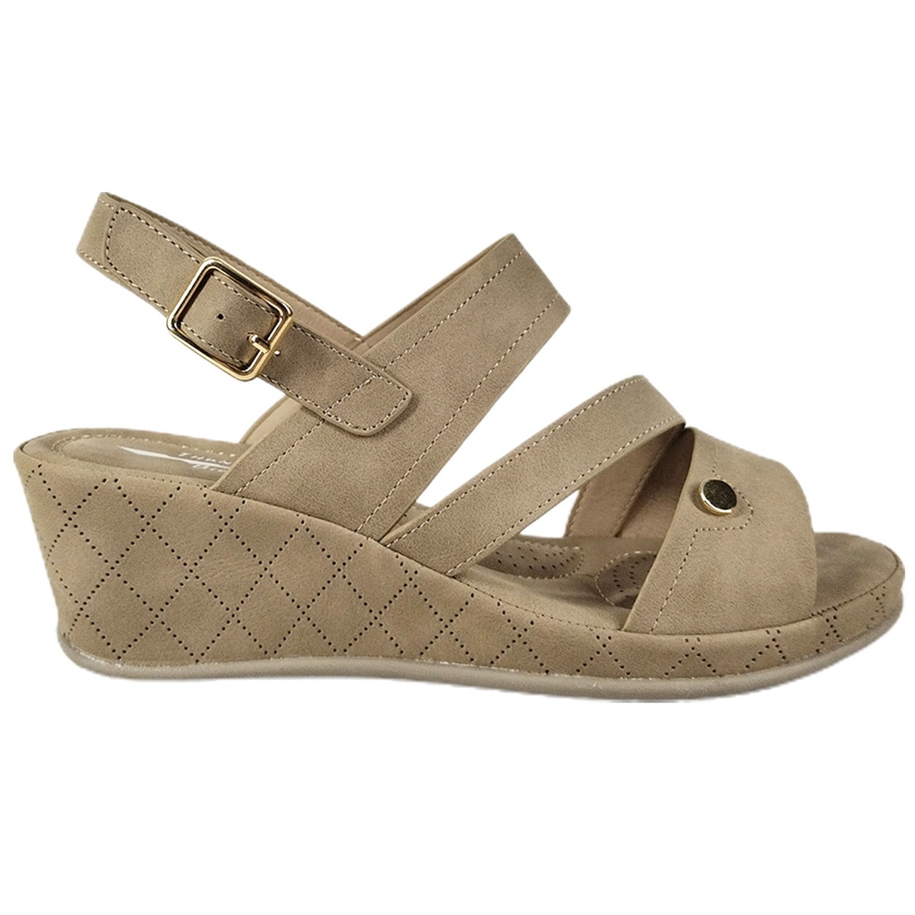 [NHX9523-A10 Beige] Sandalia de Mujer NHX9523-A10 Beige (36)