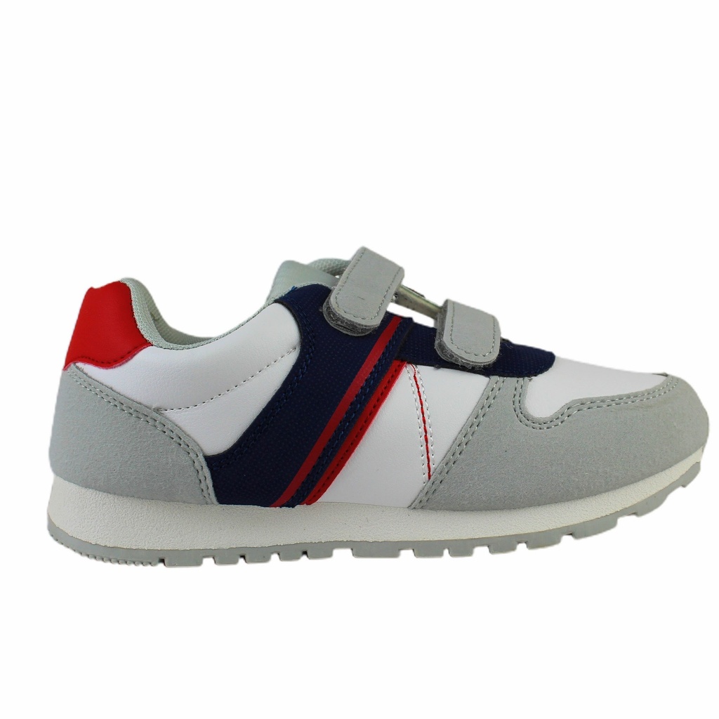 [ H902WhiteGrey] Zapatilla Niño H902WhiteGrey (24)