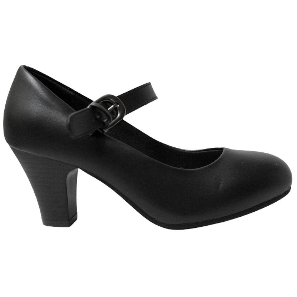 Zapato de Cueca Mujer 35-41 Negro Matte