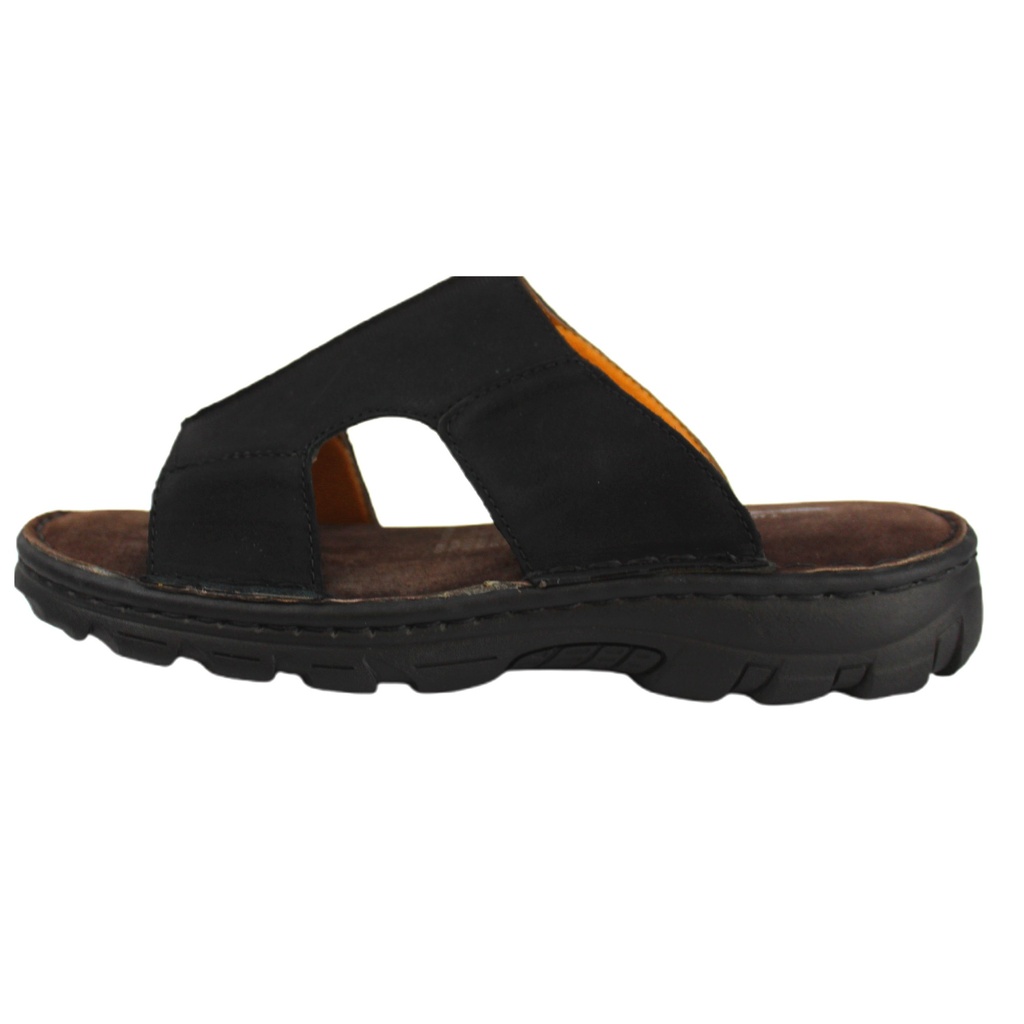 [226-10Black] Sandalia Cuero Hombre 226-10Black (38)