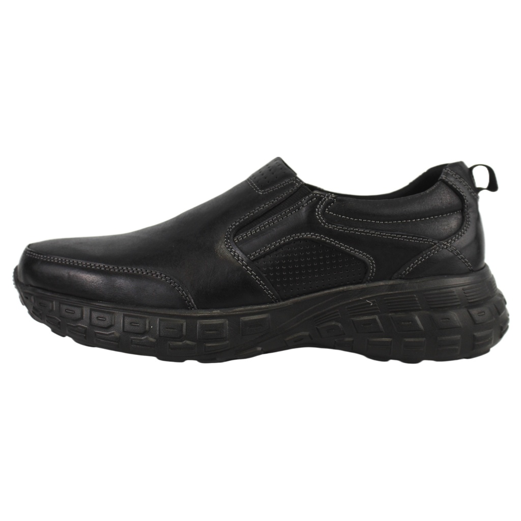 [   C43-1809Black] Zapato Hombre Cuero C43-1809Black (38)