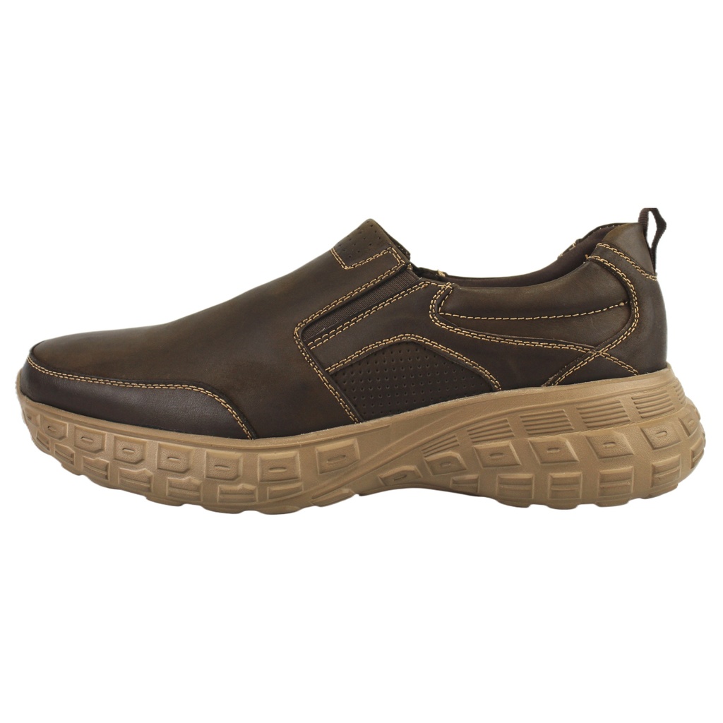 [C43-1809DKBrown] Zapato Hombre Cuero C43-1809DKBrown (38)