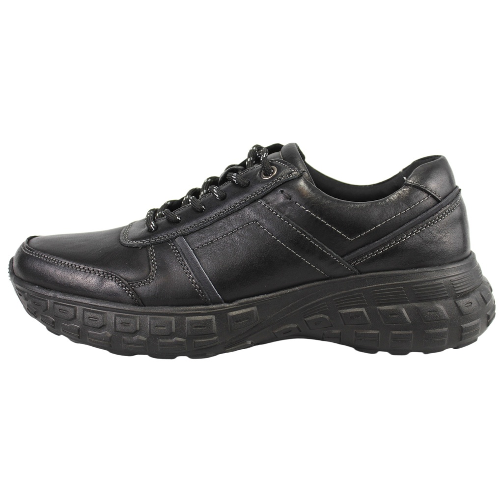 [   C43-1810Black] Zapato Hombre Cuero C43-1810Black (38)