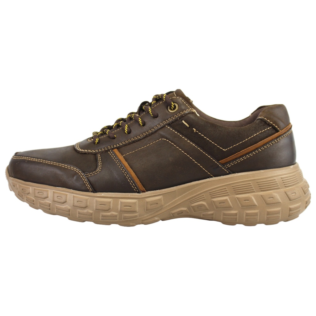 [C43-1810DKBrown] Zapato Hombre Cuero C43-1810DKBrown (38)