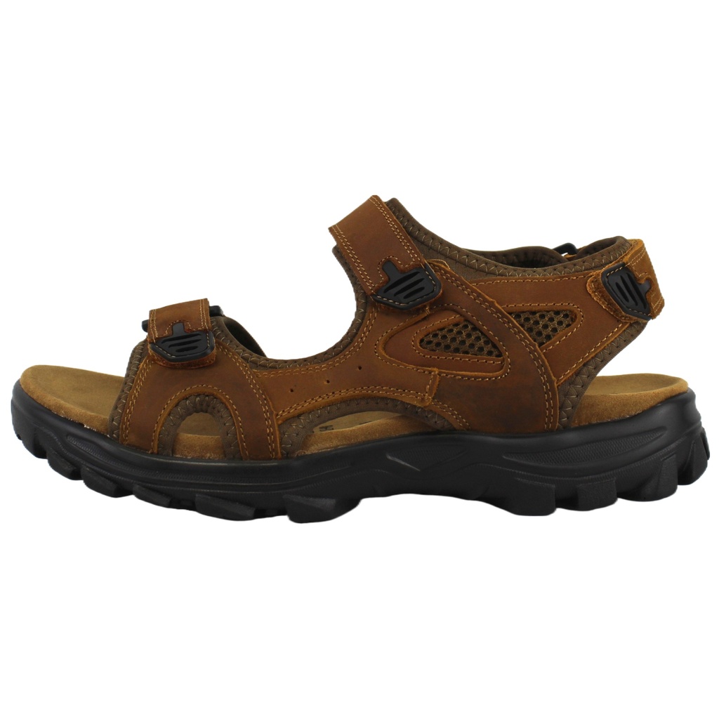 [   TH-2121Brown] Sandalia Cuero Hombre TH-2121Brown (38)