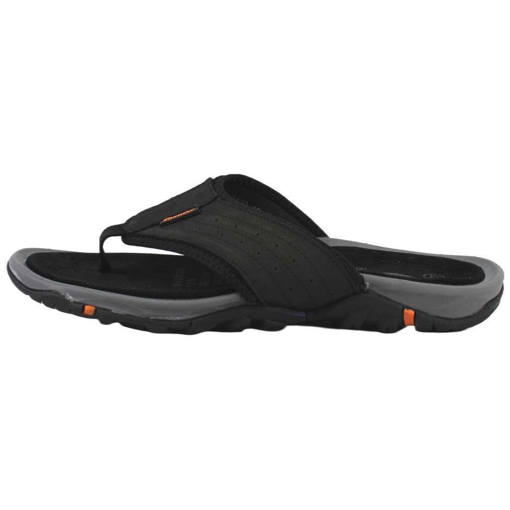 [TH-2123Black] Sandalia Cuero Hombre TH-2123Black (38)