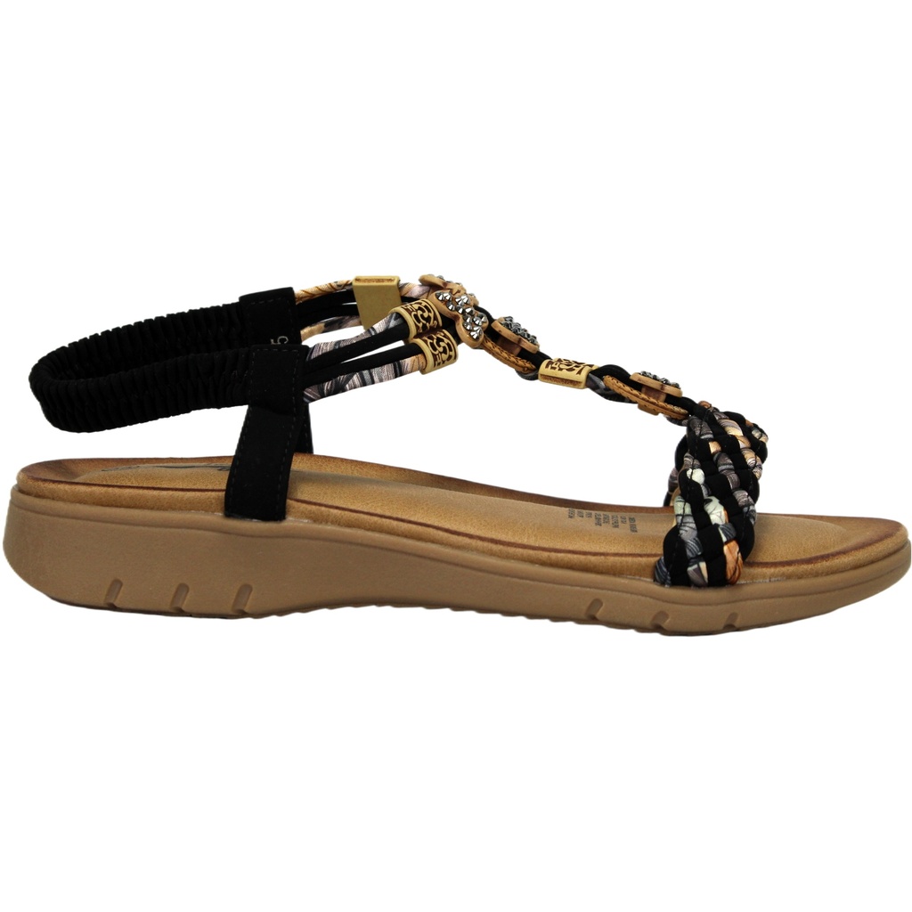 [CL083-6-BLACK] Sandalia Mujer CL083-6-BLACK (35)