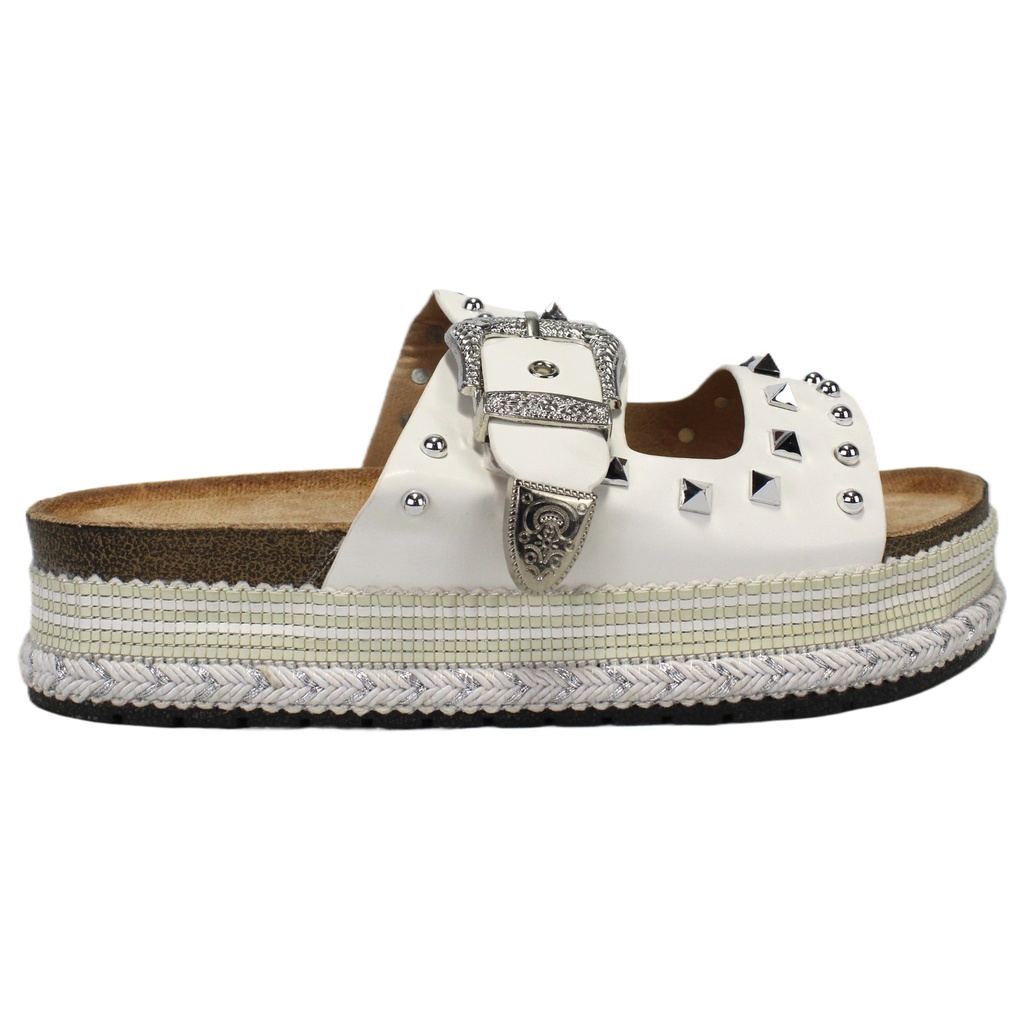 Sandalia Mujer 8608Blanco