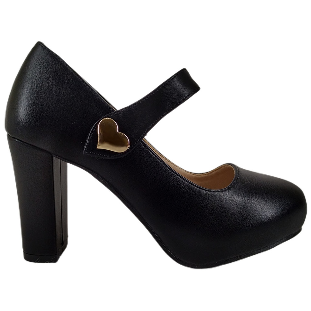 [   PG23006-1 Black] Zapato de Mujer PG23006-1 Black (36)