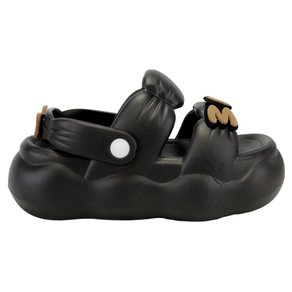 Sandalia Mujer Osito Negro 