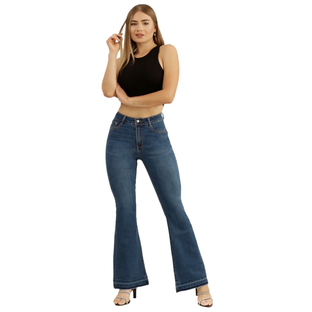 Jeans flare mujer J9791