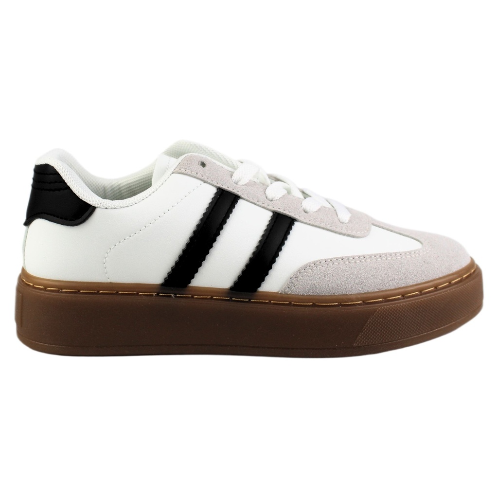 [7-J313WHITE-BLACK] Zapatilla Mujer 7-J313WHITE-BLACK (36)