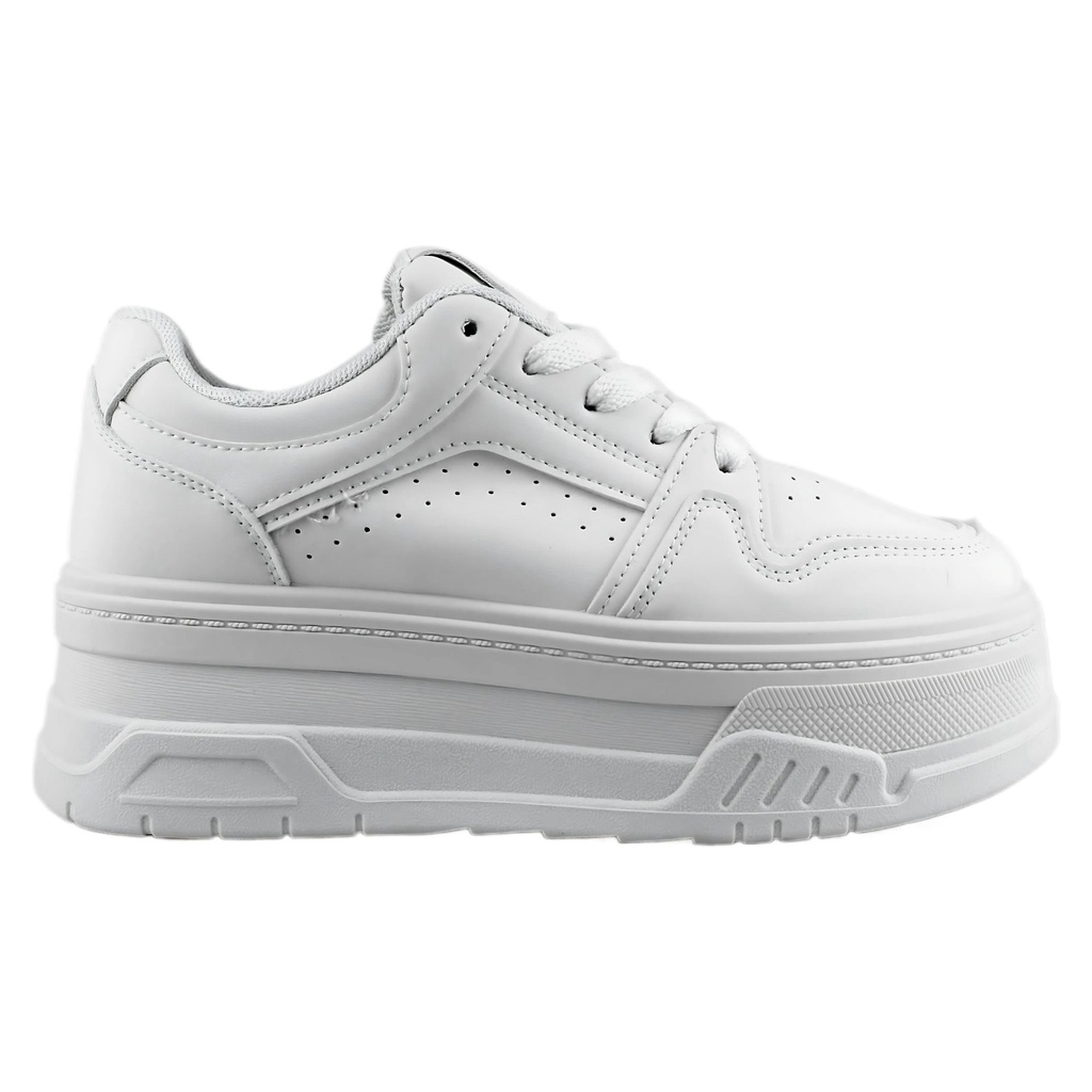 [ 7-J312WHITE] Zapatilla Escolar 7-J312WHITE (36)