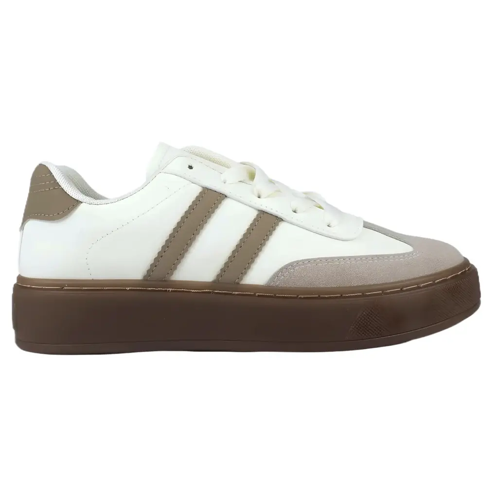 Zapatilla Mujer 7-J313BEIGE-Camel