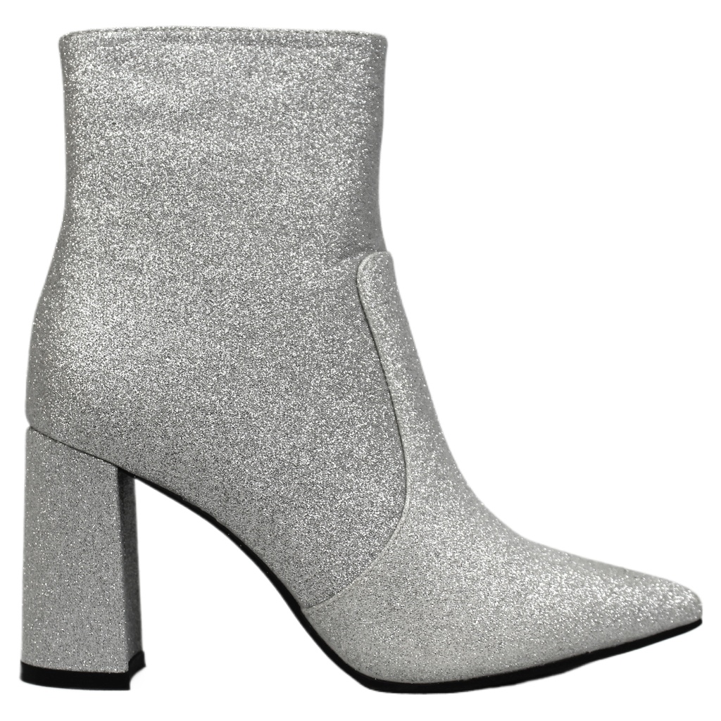 Botin Mujer Q-02 Plateado