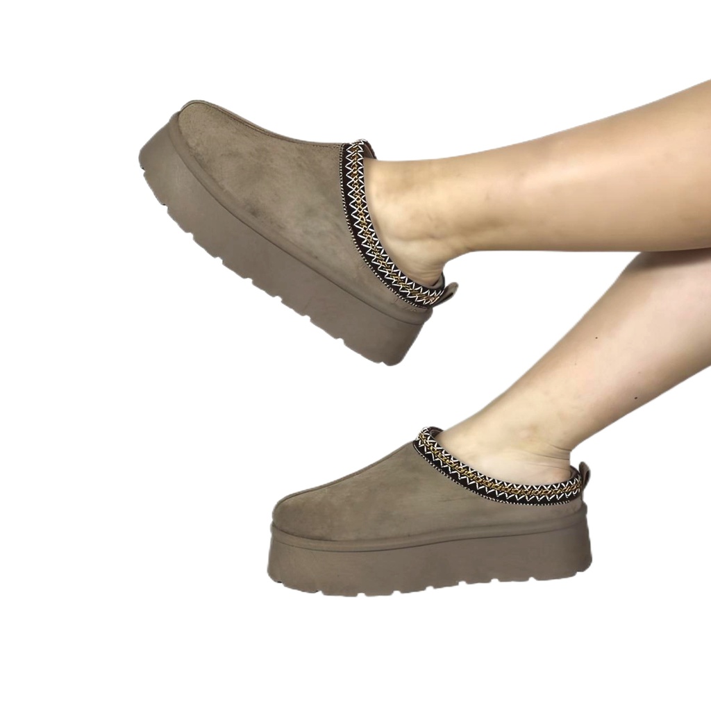 [QM2303 Khaki] Pantufla Mujer QM2303 Khaki (35)