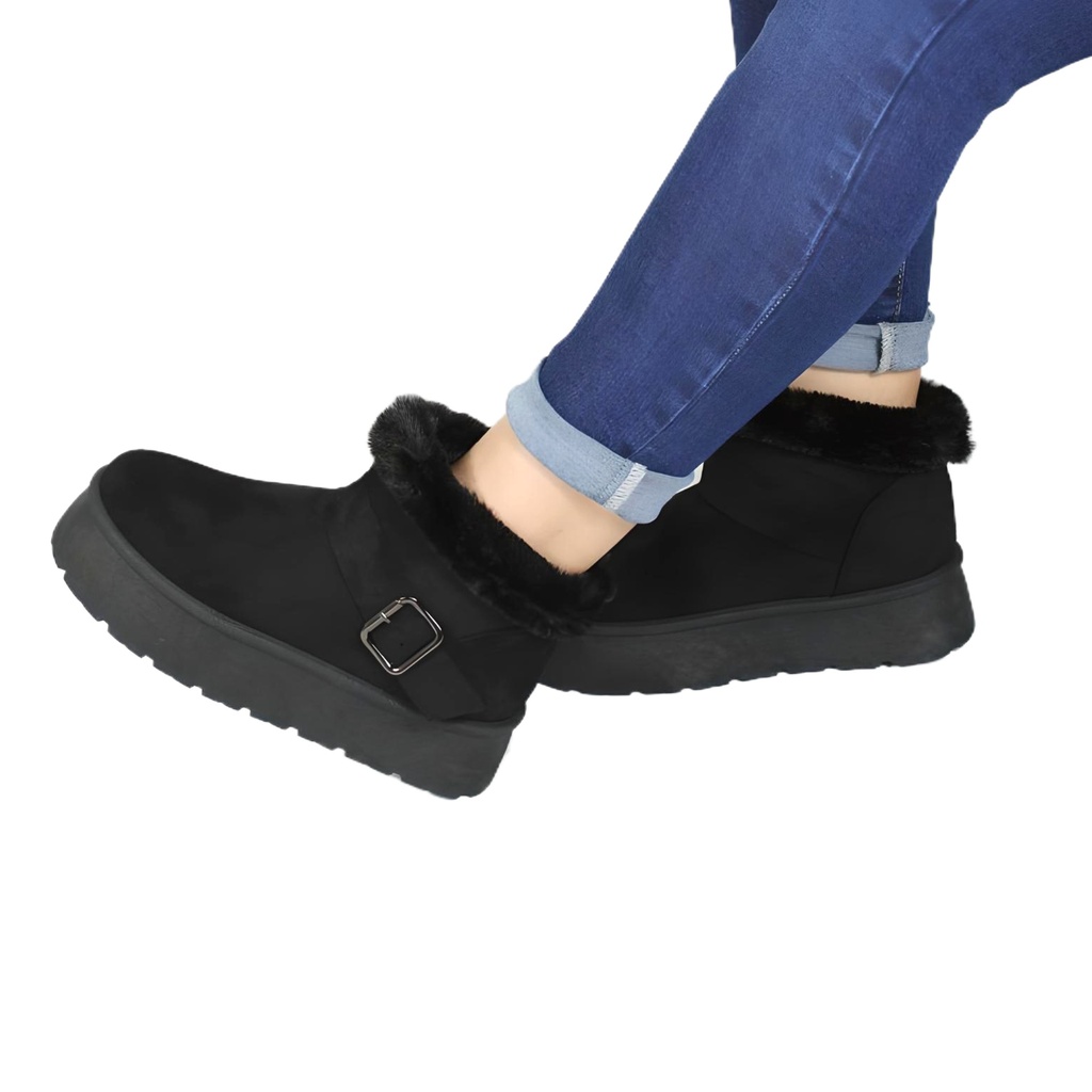 [  QM2414 Black] Bota Mujer QM2414 Black (35)