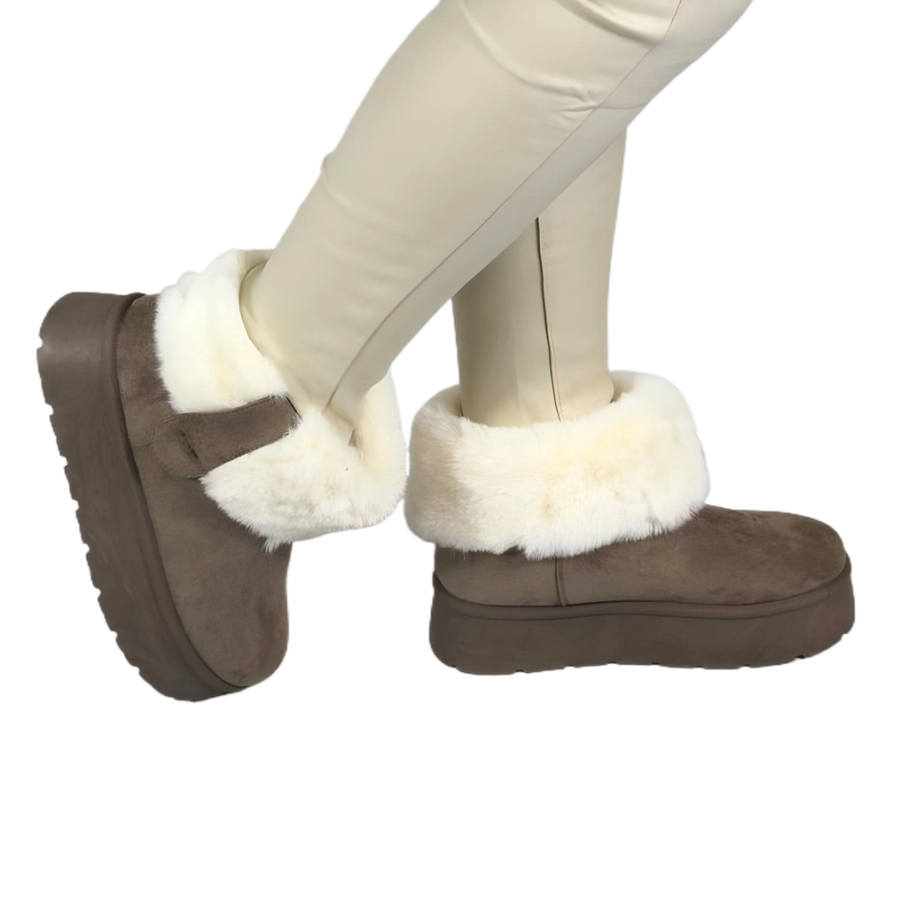 Bota Mujer Invierno QM2413 Khaki