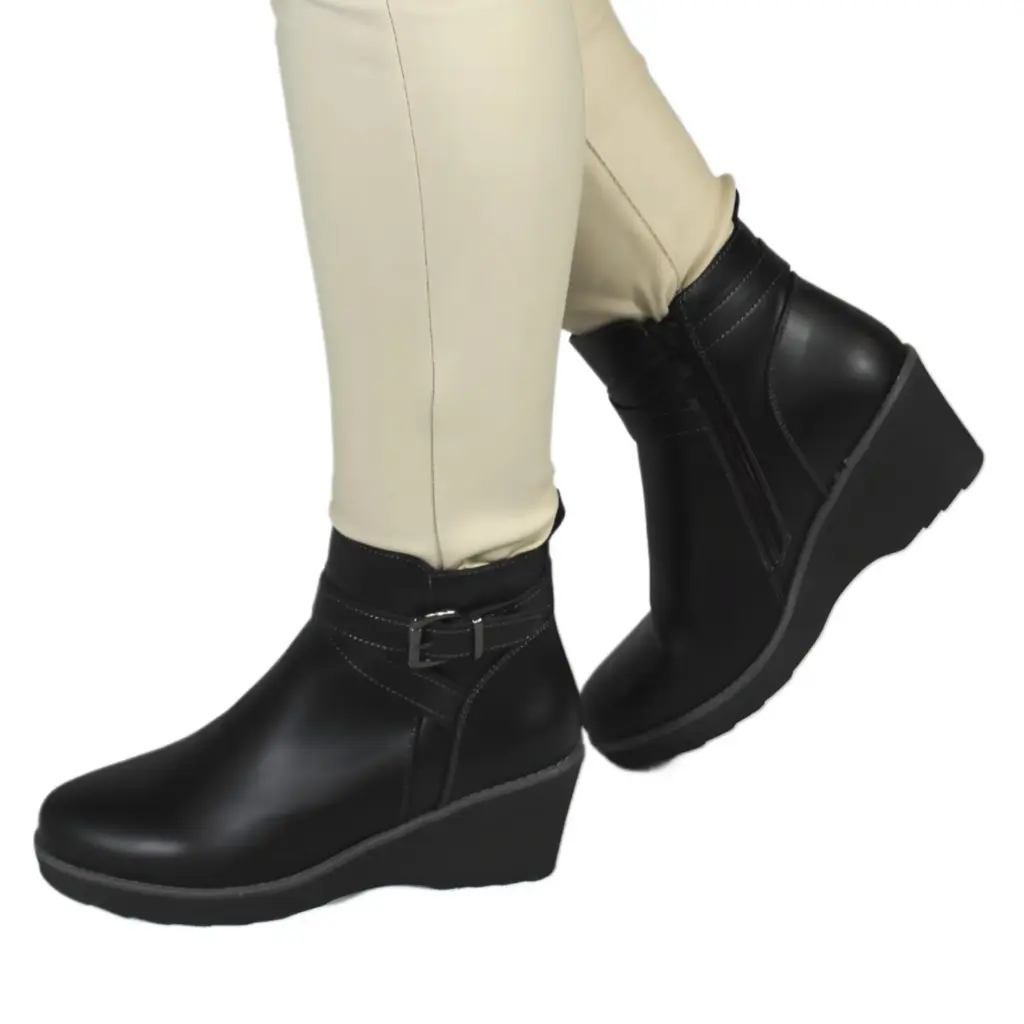 [2372 Black] Botin Mujer 2372 Black (35)