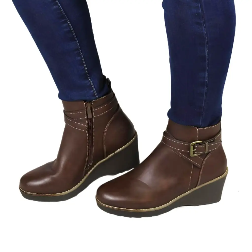 [2372 Brown] Botin Mujer 2372 Brown (35)