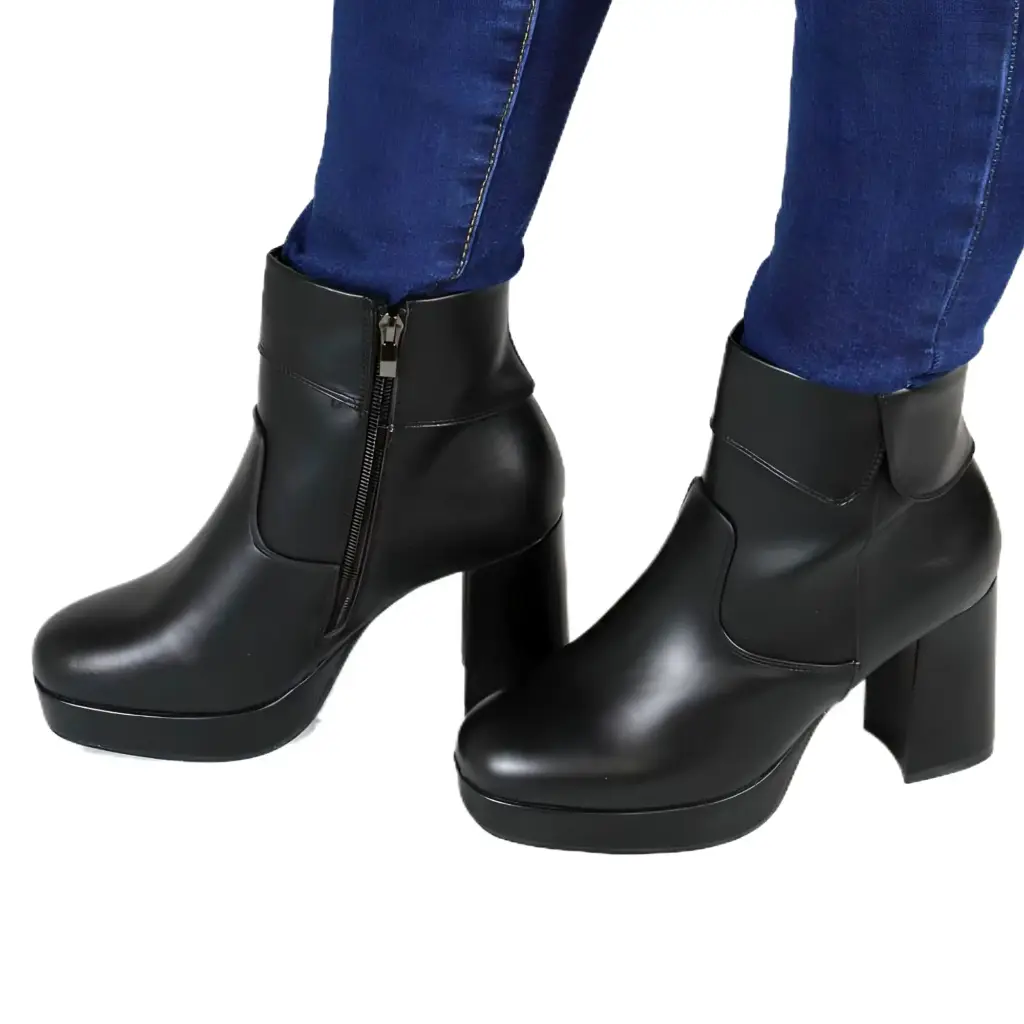 [  2363 Black] Botin Mujer 2363 Black (35)