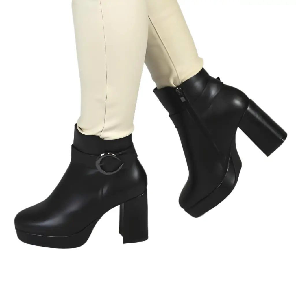 [2362 Black] Botin Mujer 2362 Black (35)