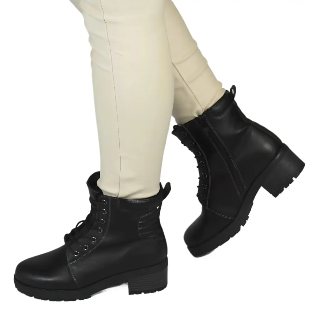 [2302 Black] Botin Mujer 2302 Black (35)