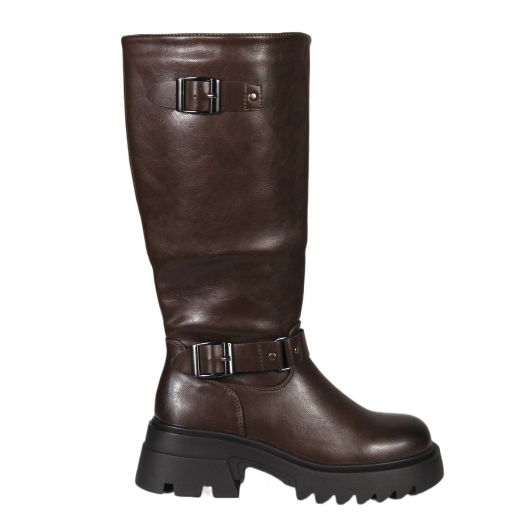 [  6518 Brown ] Bota Mujer 6518 Brown  (35)