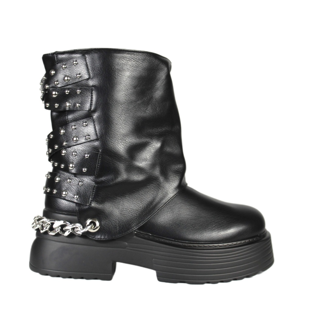 [PG24318 Negro] Bota Mujer PG24318 Negro (35)