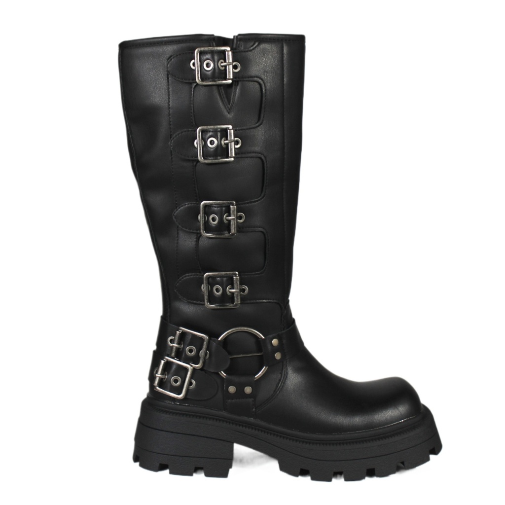 [ PG24289-1 Negro ] Bota Hebillas PG24289-1 Negro  (35)