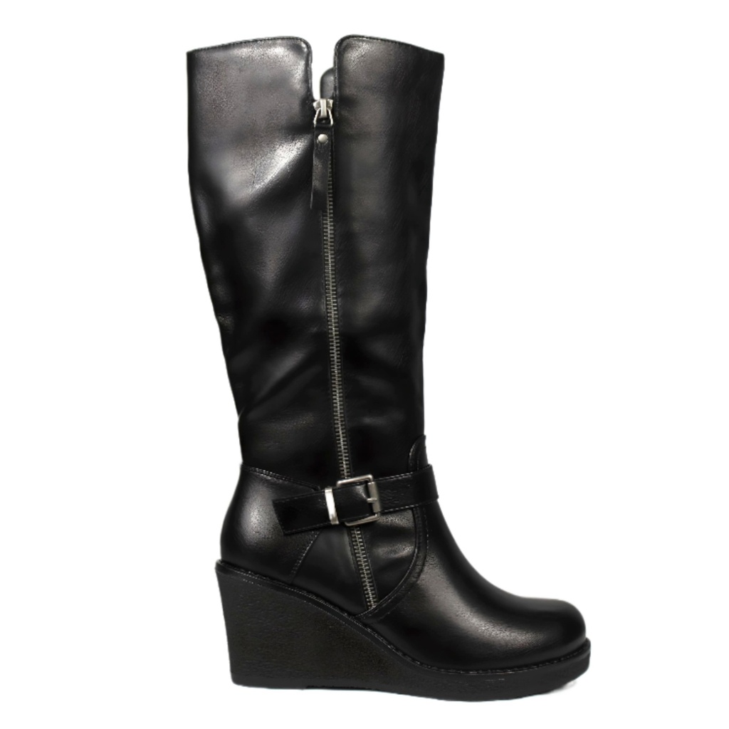 [PG24266-1 Negro] Bota Mujer PG24266-1 Negro (35)