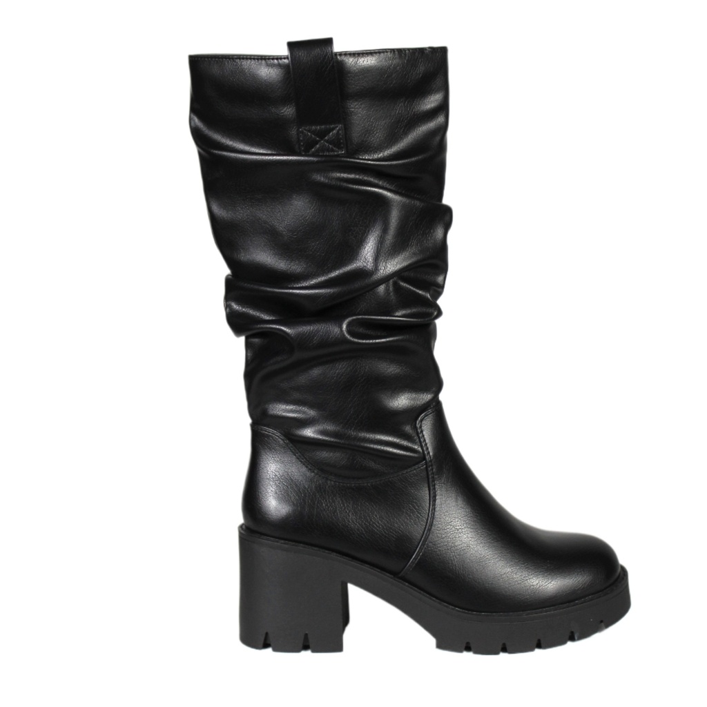 [PG24312-1 Negro] Bota Mujer PG24312-1 Negro (35)