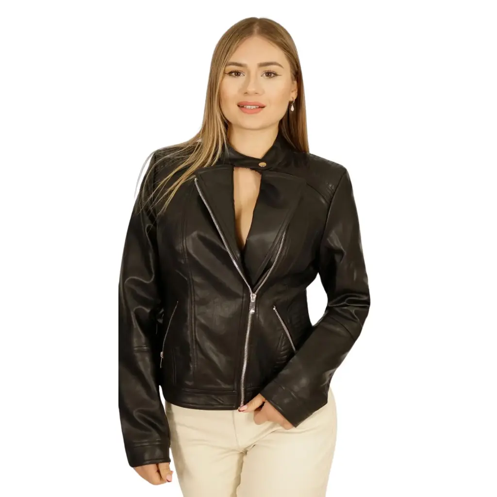 [ TH2403Negro] Chaqueta Negra TH2403Negro (S)