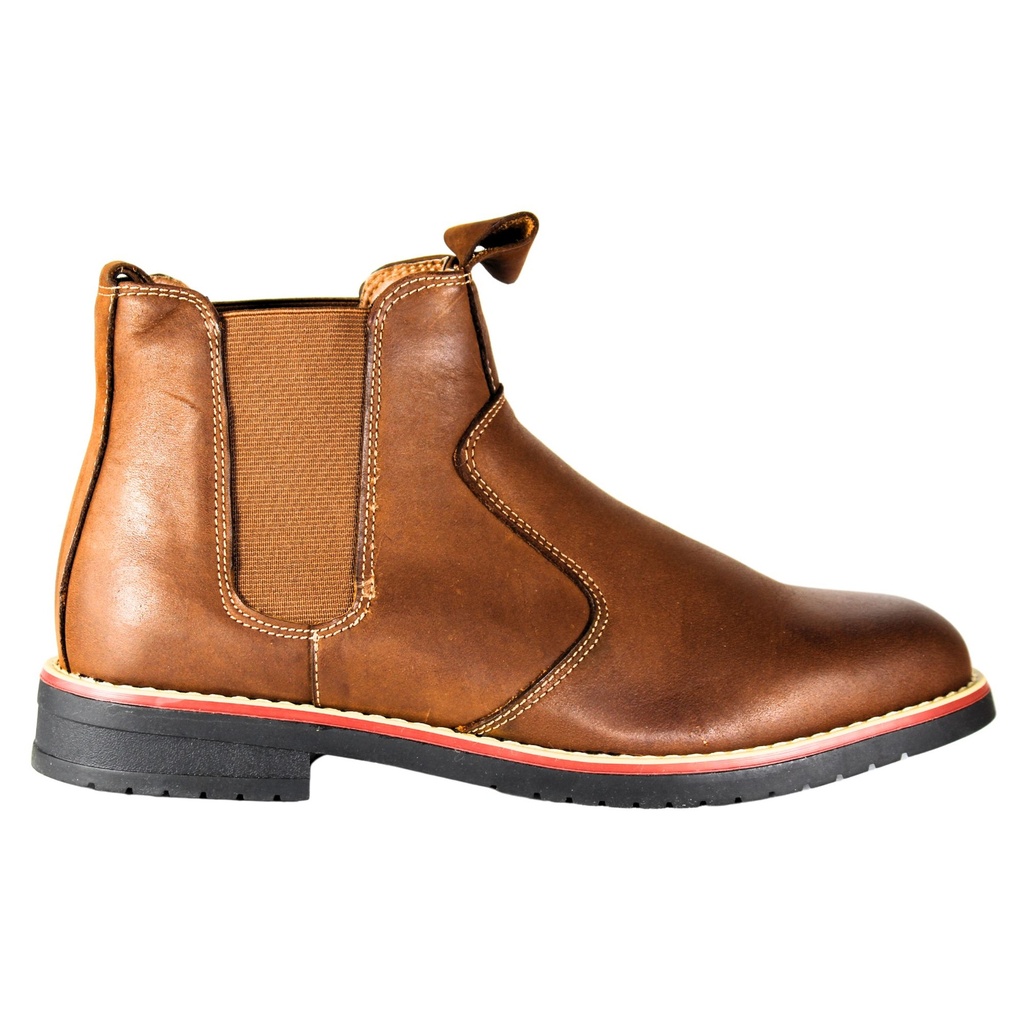 [1005] Botin de Hombre Cuero 1005 (Negro, 39)