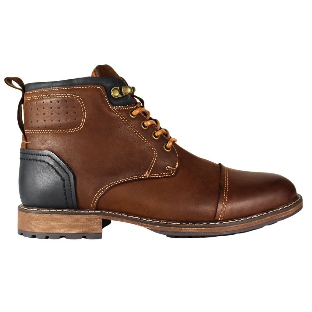 [2013-1] Botin Cuero Hombre 2013-1 (Negro, 39)