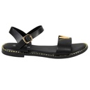 Sandalias de Mujer con Hebilla Dorada PG5232