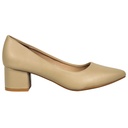 Zapatos Formal Mujer Tacon Cuadrado Bajo 10869A