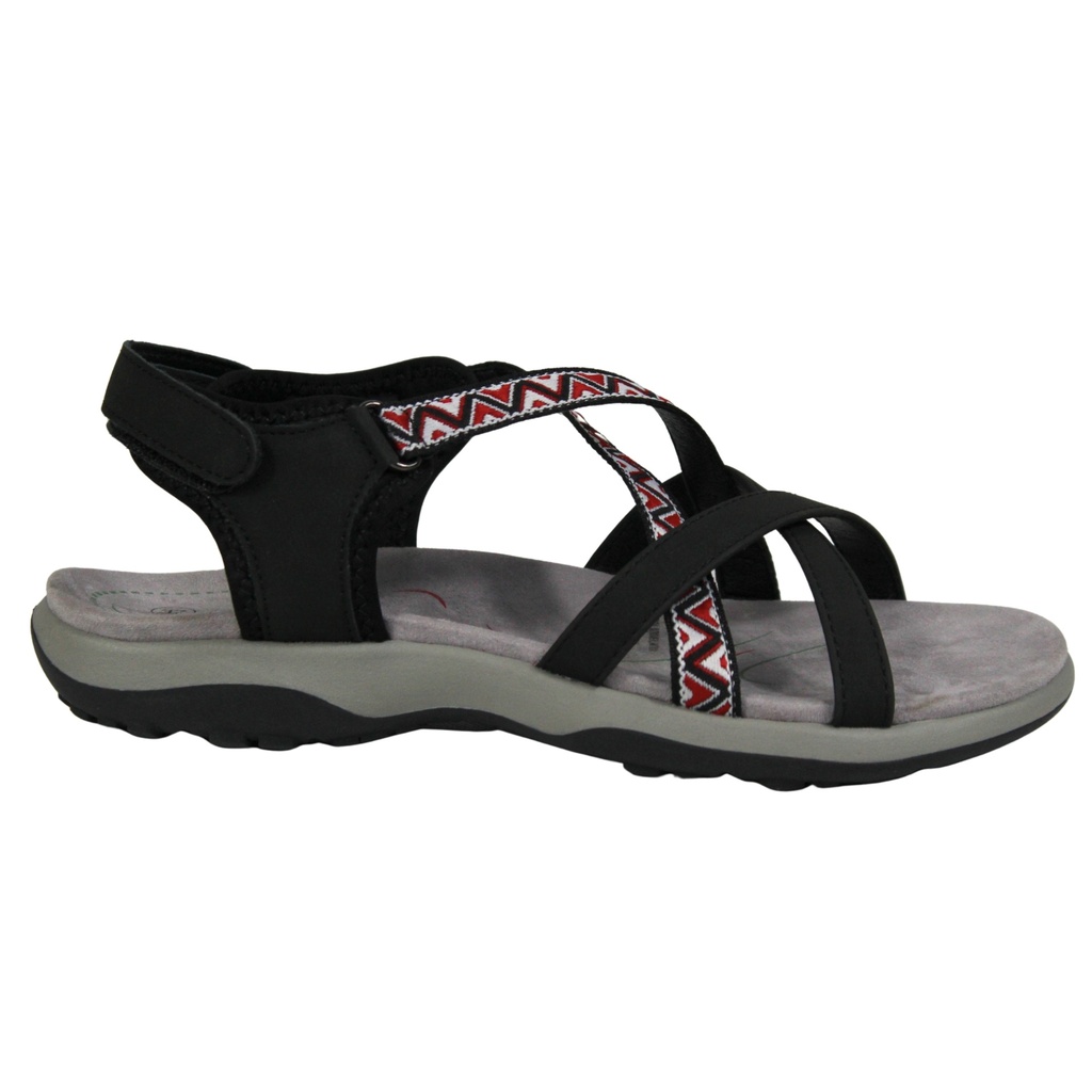 [6631Black] Sandalias Bajas Outdoor Mujer 6631 (35, Negro)