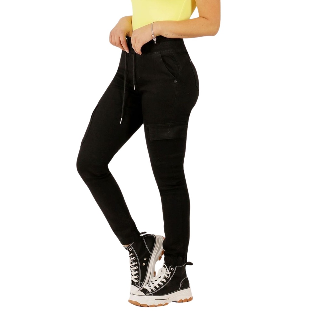 [J9284] Jeans Cargo Mujer J9284 (36)